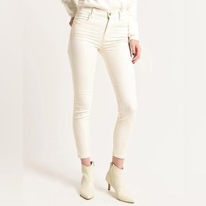 J Brand Sailcloth Cropped Skinny Pants
